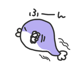 Creatures like blowfish sticker #1210792