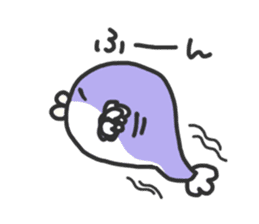 Creatures like blowfish sticker #1210792