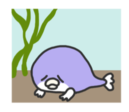 Creatures like blowfish sticker #1210793