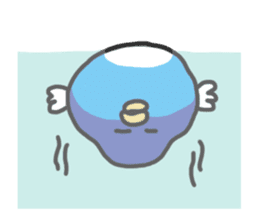 Creatures like blowfish sticker #1210797
