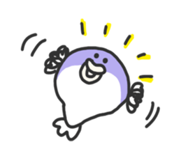 Creatures like blowfish sticker #1210800