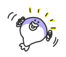 Creatures like blowfish sticker #1210800