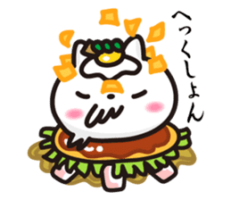 Okonomi_yaki_cats in Hiroshima sticker #1211324