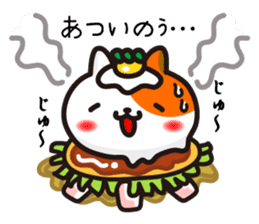 Okonomi_yaki_cats in Hiroshima sticker #1211329