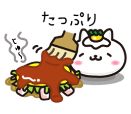 Okonomi_yaki_cats in Hiroshima sticker #1211344