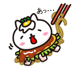 Okonomi_yaki_cats in Hiroshima sticker #1211361