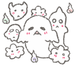 Cute-Ghosts sticker #1211561