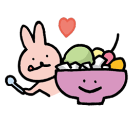 a gluttonous rabbit 2 sticker #1211682