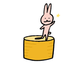 a gluttonous rabbit 2 sticker #1211684