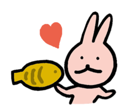 a gluttonous rabbit 2 sticker #1211688