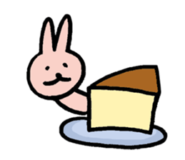 a gluttonous rabbit 2 sticker #1211689