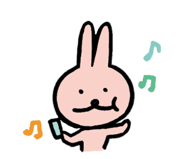 a gluttonous rabbit 2 sticker #1211692