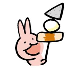 a gluttonous rabbit 2 sticker #1211699