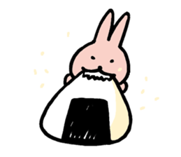 a gluttonous rabbit 2 sticker #1211702