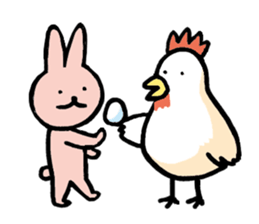 a gluttonous rabbit 2 sticker #1211707