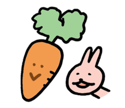 a gluttonous rabbit 2 sticker #1211710