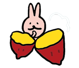 a gluttonous rabbit 2 sticker #1211712