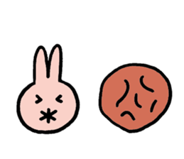 a gluttonous rabbit 2 sticker #1211715