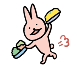 a gluttonous rabbit 2 sticker #1211720