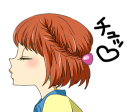 Feelings of a girl sticker #1212262