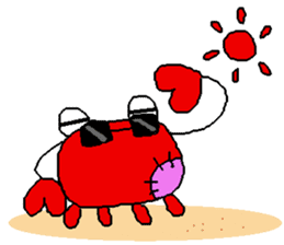 crab doll sticker #1212642
