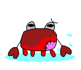 crab doll sticker #1212643
