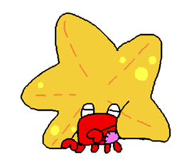 crab doll sticker #1212648