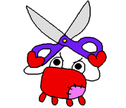 crab doll sticker #1212649