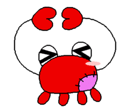 crab doll sticker #1212650