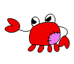 crab doll sticker #1212655