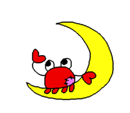 crab doll sticker #1212658