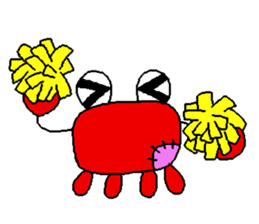 crab doll sticker #1212660