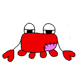 crab doll sticker #1212662
