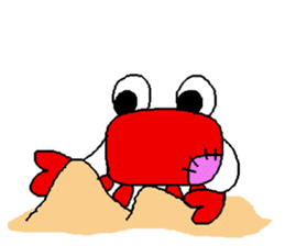 crab doll sticker #1212663