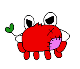 crab doll sticker #1212665