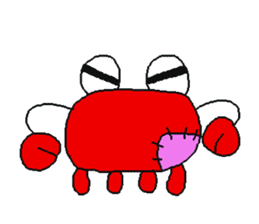 crab doll sticker #1212672