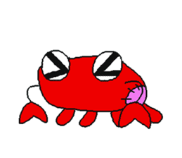 crab doll sticker #1212674