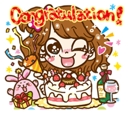 heart chan&usami cute life! sticker #1213062