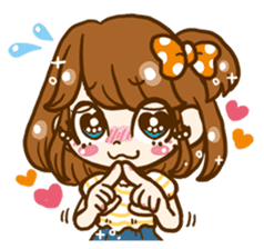 heart chan&usami cute life! sticker #1213080