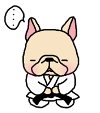 French Bulldog stickers KARATE ver. sticker #1213122