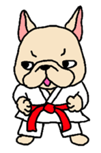 French Bulldog stickers KARATE ver. sticker #1213145