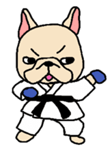 French Bulldog stickers KARATE ver. sticker #1213149