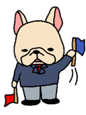 French Bulldog stickers KARATE ver. sticker #1213159