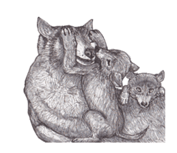 Wolf's song part 2 sticker #1213334