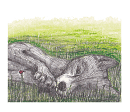 Wolf's song part 2 sticker #1213354