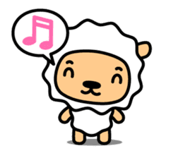 Lamb with Chinese subtitle sticker #1213565