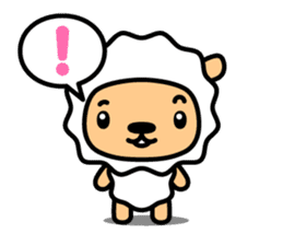 Lamb with Chinese subtitle sticker #1213583