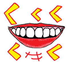 Mouth Sticker sticker #1213729