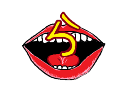 Mouth Sticker sticker #1213757