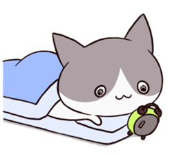 dull cat sticker #1214171